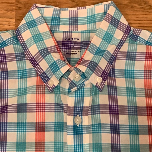 J.Crew Multi Color Striped Casual Dress Shirt Sz M - Picture 3 of 5